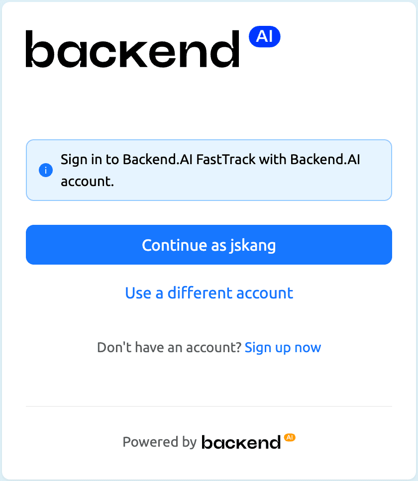 A new window displaying your current account information